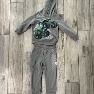Monster jam grave digger Truck Hoodie & Jogger Set